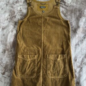 Toad&Co Olive and Brown Corduroy Dress